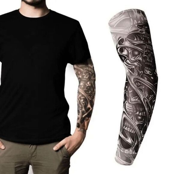 Tattoo Arm Sleeves - 2 Piece - Picture 8 of 8